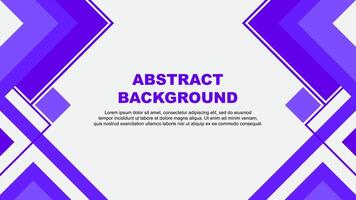 Abstract Background Design Template. Abstract Banner Wallpaper Illustration. Abstract Deep Purple Banner vector