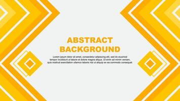Abstract Background Design Template. Abstract Banner Wallpaper Illustration. Abstract Amber Yellow Design vector