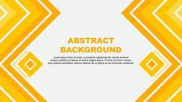 Abstract Background Design Template. Abstract Banner Wallpaper Illustration. Abstract Amber Yellow Design vector