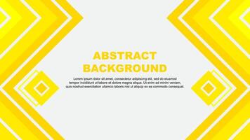 Abstract Background Design Template. Abstract Banner Wallpaper Illustration. Abstract Yellow Design vector