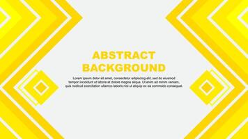 Abstract Background Design Template. Abstract Banner Wallpaper Illustration. Abstract Yellow Design vector