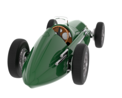 Classic race car isolated on background. 3d rendering - illustration png