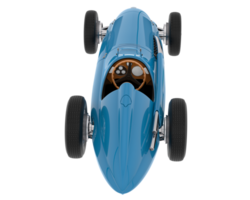 classique course voiture isolé sur Contexte. 3d le rendu - illustration png