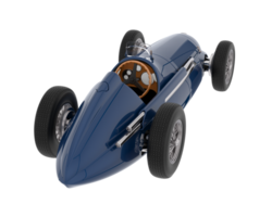 classique course voiture isolé sur Contexte. 3d le rendu - illustration png