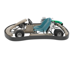 Kart isolated on background. 3d rendering - illustration png