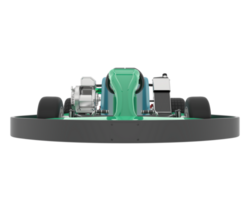 Kart isolated on background. 3d rendering - illustration png