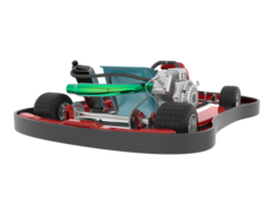 Kart isolated on background. 3d rendering - illustration png