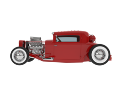 Hot rod isolated on background. 3d rendering - illustration png