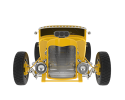 Hot rod isolated on background. 3d rendering - illustration png