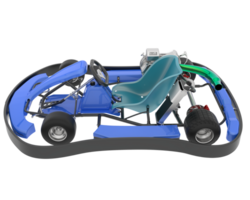 Kart isolated on background. 3d rendering - illustration png