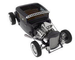 Hot rod isolated on background. 3d rendering - illustration png