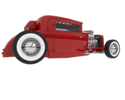 Hot rod isolated on background. 3d rendering - illustration png