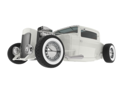 Hot rod isolated on background. 3d rendering - illustration png