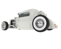 Hot rod isolated on background. 3d rendering - illustration png