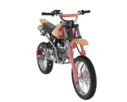 motocross bicicleta isolado em fundo. 3d Renderização - ilustração png