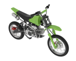 Moto-Cross Fahrrad isoliert auf Hintergrund. 3d Rendern - - Illustration png