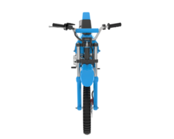 motocross bicicletta isolato su sfondo. 3d interpretazione - illustrazione png