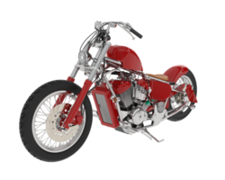 Chopper isolated on background. 3d rendering - illustration png