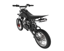 motocross bicicleta isolado em fundo. 3d Renderização - ilustração png