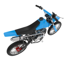 motocross bicicletta isolato su sfondo. 3d interpretazione - illustrazione png