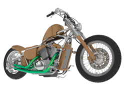 Chopper isolated on background. 3d rendering - illustration png