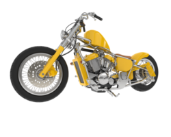 Chopper isolated on background. 3d rendering - illustration png