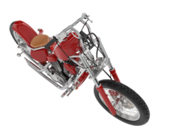 Chopper isolated on background. 3d rendering - illustration png