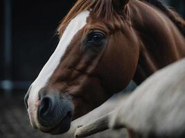 hermoso retrato de caballo foto