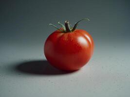 red fresh tomato photo