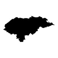 Honduras map on a white background vector