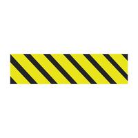 Caution tape on white background vector