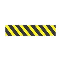 Caution tape on white background vector