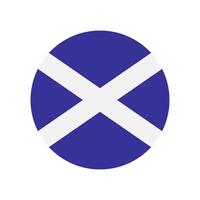 Scotland flag illustrated on a white background vector