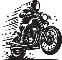 motorcycle art illustration white background vector