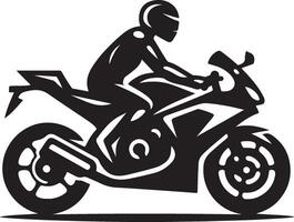 motorcycle art illustration white background vector
