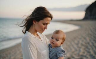 mom and baby photo