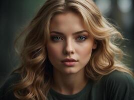 beautiful woman portrait photo