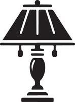 lámpara icono ilustración vector