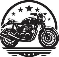 motorcycle art illustration white background vector