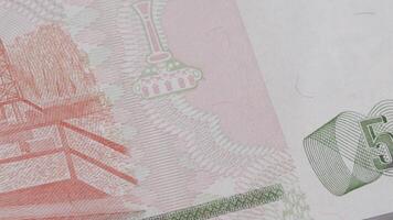 50 Peru intis National Währung Geld legal zärtlich Banknote Rechnung zentral Bank 5 video