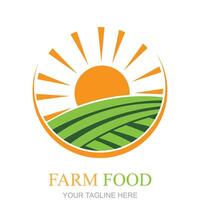 farm food,natural farm and Farm House concept logo vector