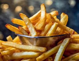 french fries background photo