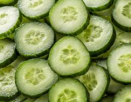 cucumber slices background photo