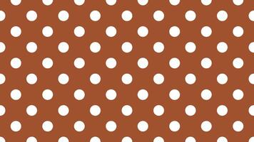 white color polka dots over sienna brown background photo