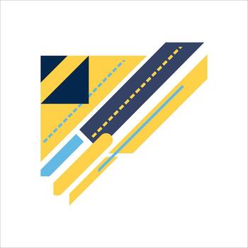 esquina geométrico forma elemento vector
