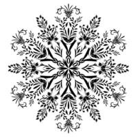 lujo, elegante y creativo mandala modelo diseño vector