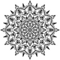 lujo, elegante y creativo mandala modelo diseño vector