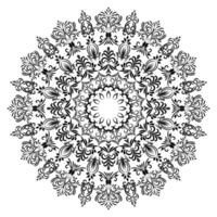 lujo, elegante y creativo mandala modelo diseño vector