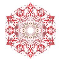 lujo, elegante y creativo mandala modelo diseño vector