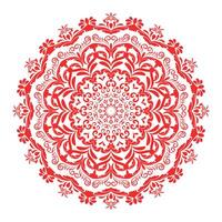 lujo, elegante y creativo mandala modelo diseño vector